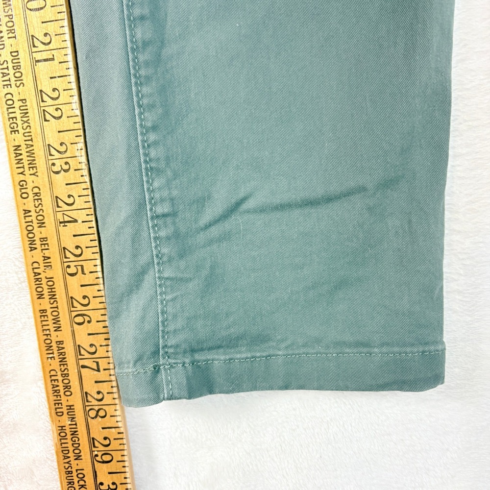 Loft Pants Women Sz 6 Sage Green Stretch Chino Slim Straight Leg Casual Trousers - Picture 5 of 13